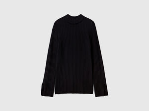 Maglia lupetto con spacchi