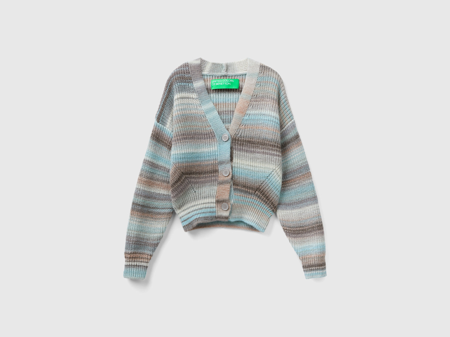Striped cardigan da donna multi-color | Benetton Outlet