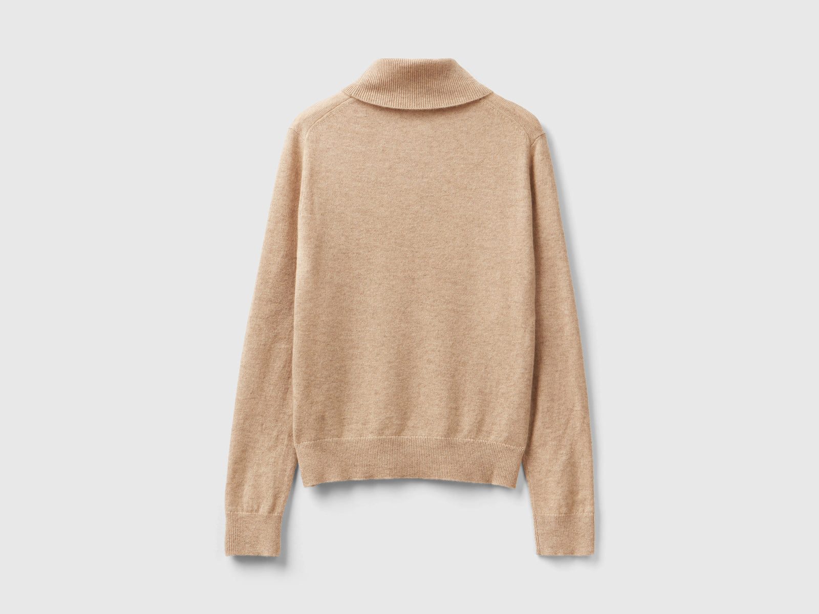Dolcevita in puro cashmere da donna beige 2 | Benetton Outlet