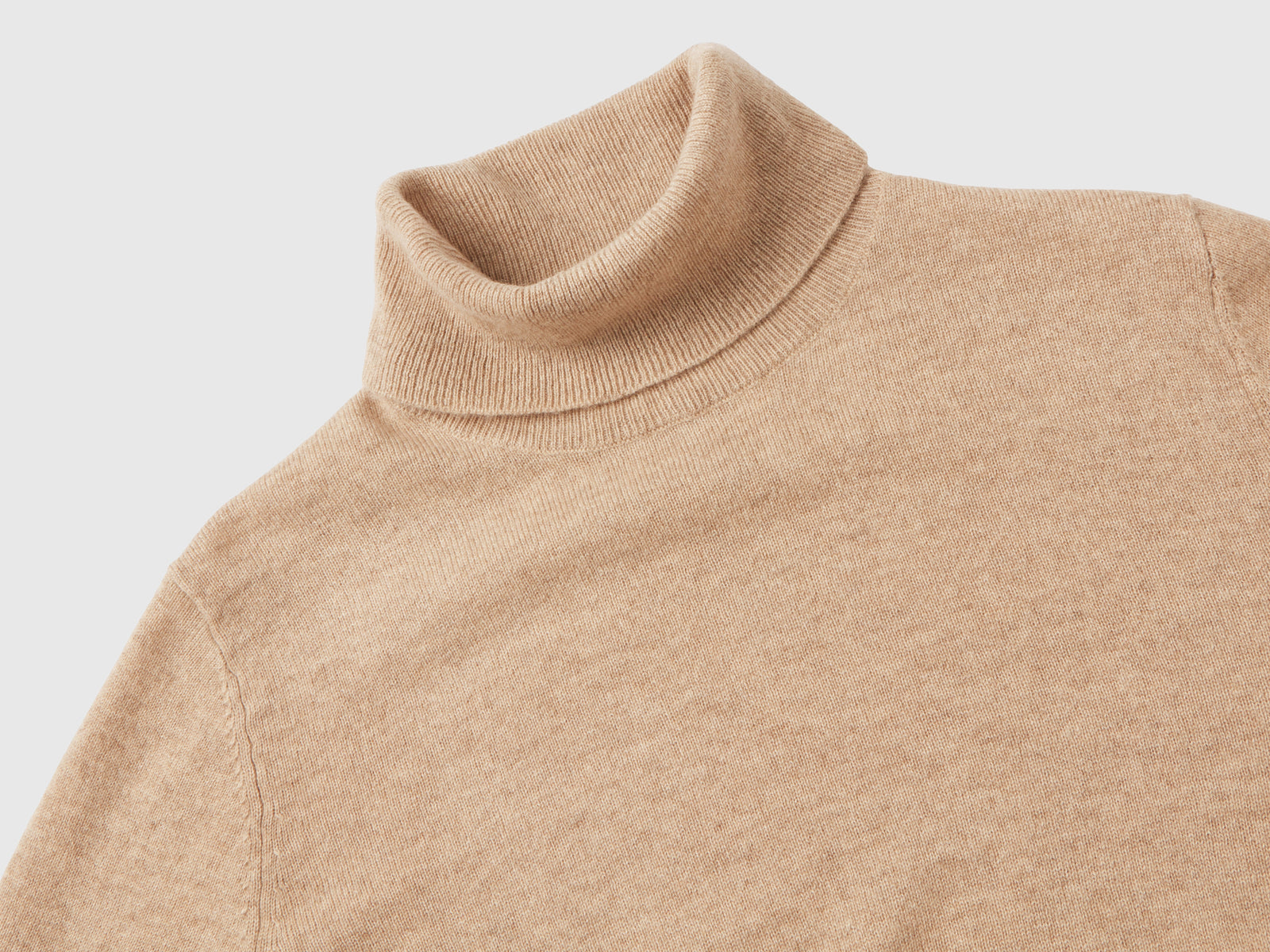 Dolcevita in puro cashmere da donna beige 3 | Benetton Outlet