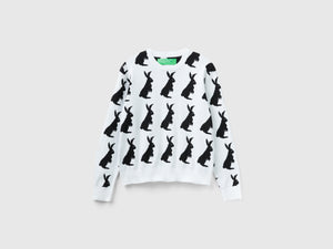 Maglia con pattern coniglio