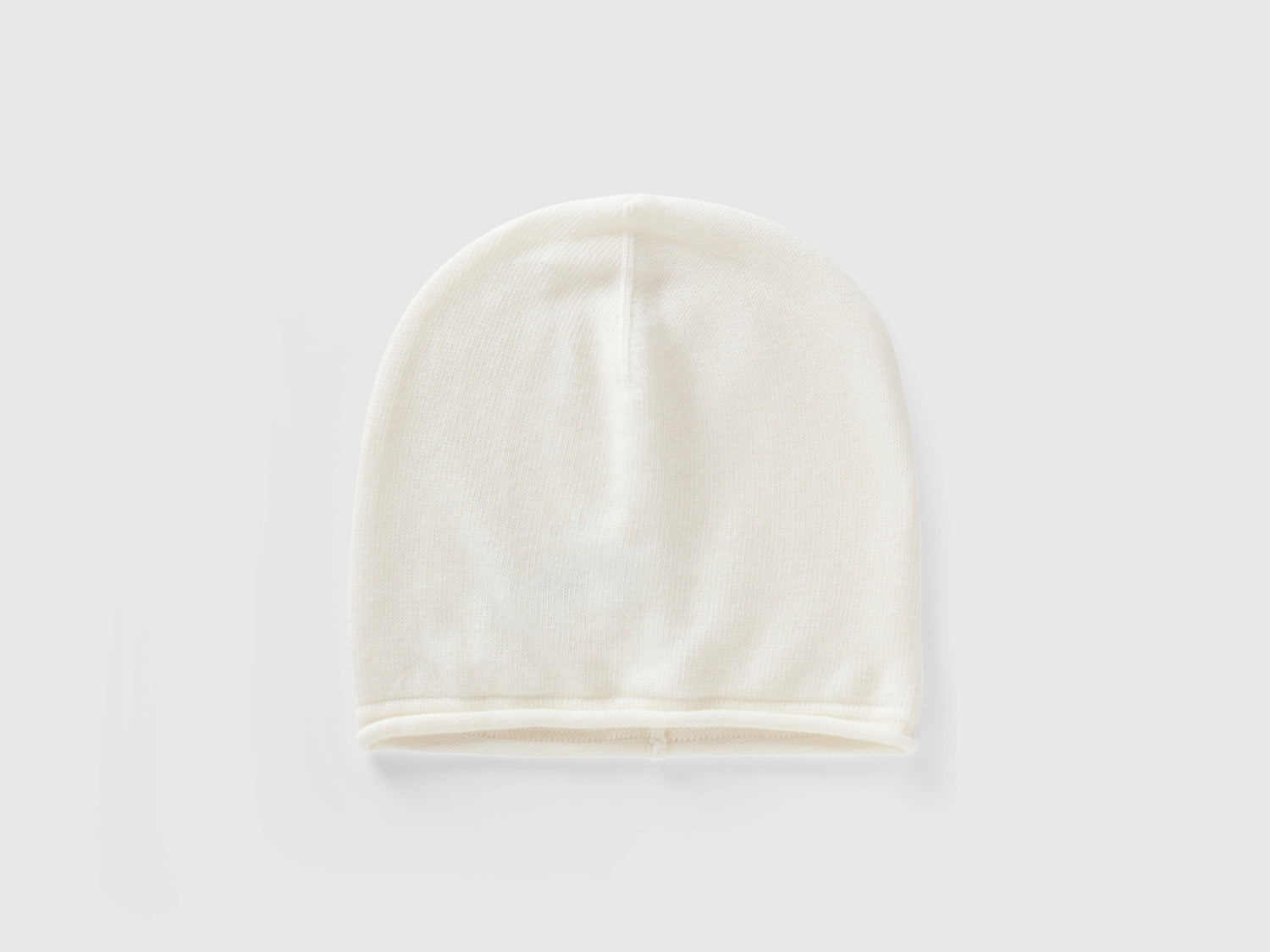 Cappello in misto cashmere da donna bianco panna | Benetton Outlet