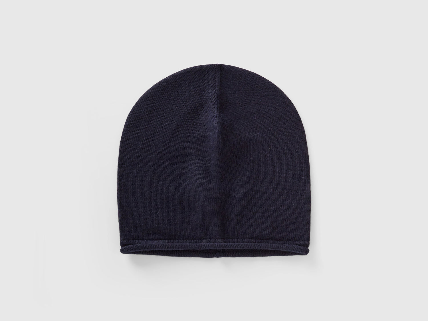 Cappello in misto cashmere da donna blu scuro | Benetton Outlet