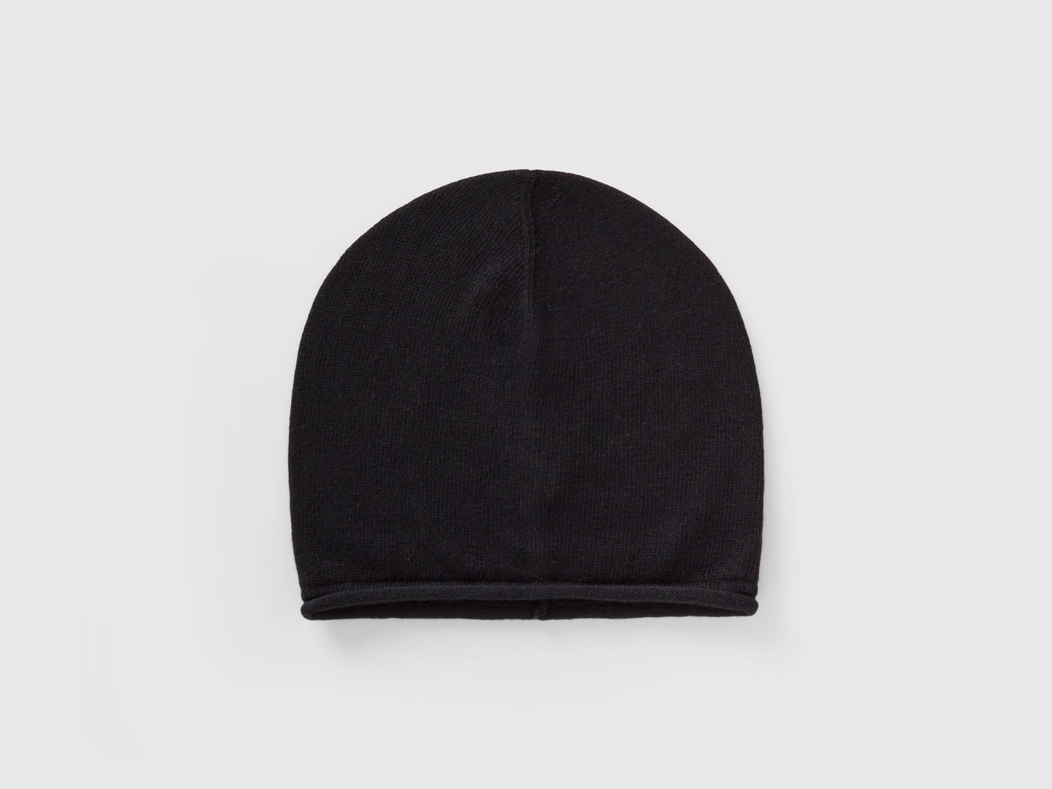 Cappello in misto cashmere da donna nero | Benetton Outlet