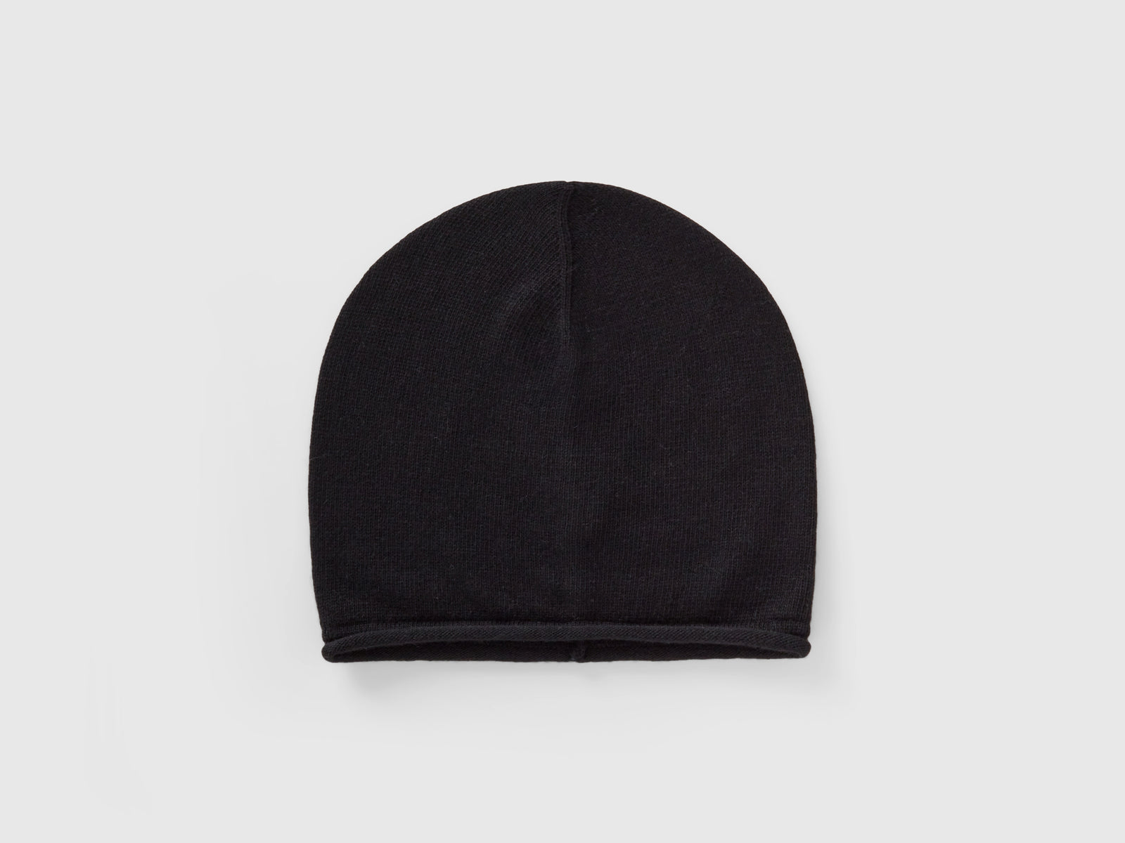 Cappello in misto cashmere da donna nero | Benetton Outlet
