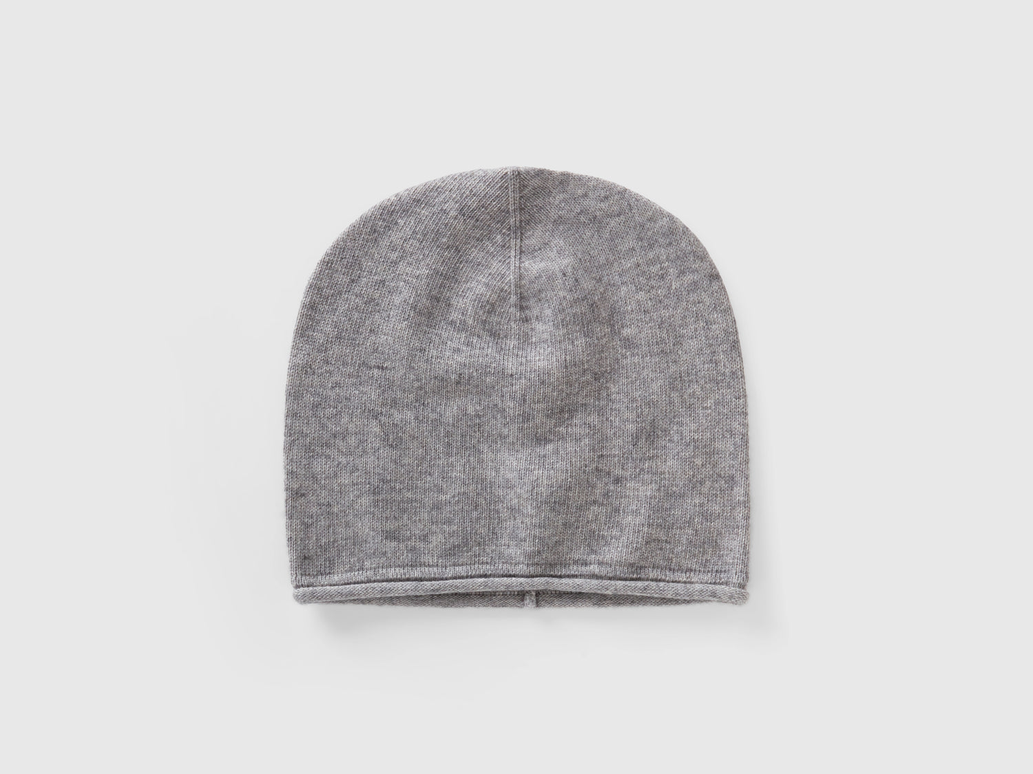 Cappello in misto cashmere da donna grigio chiaro | Benetton Outlet