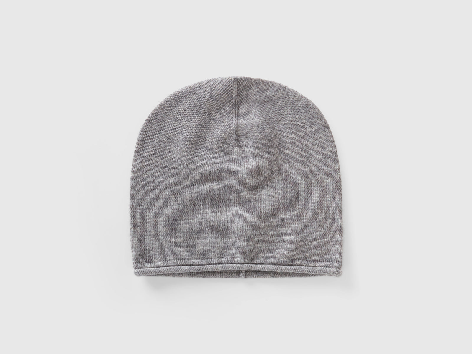 Cappello in misto cashmere da donna grigio chiaro | Benetton Outlet