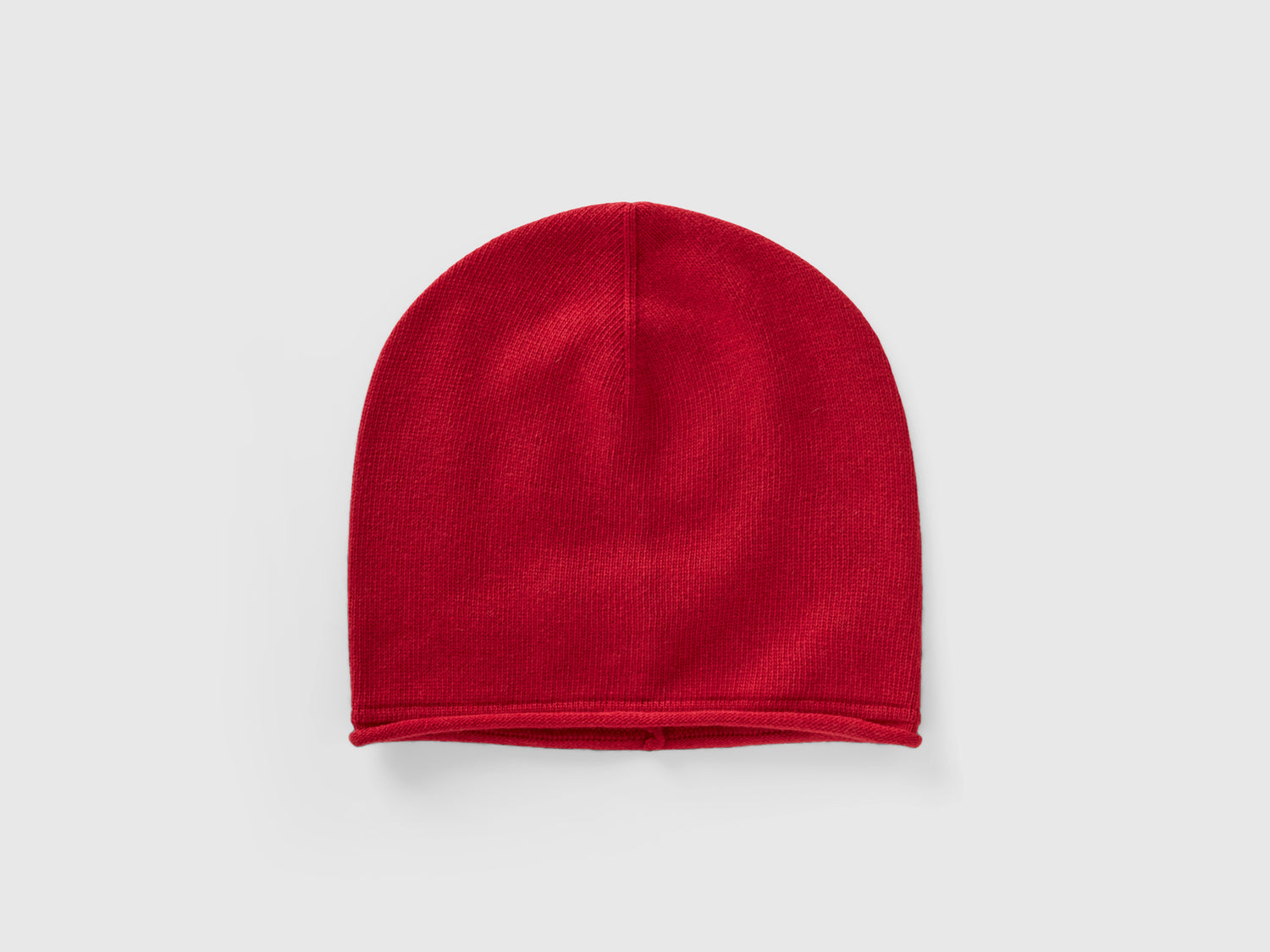 Cappello in misto cashmere da donna rosso mattone | Benetton Outlet