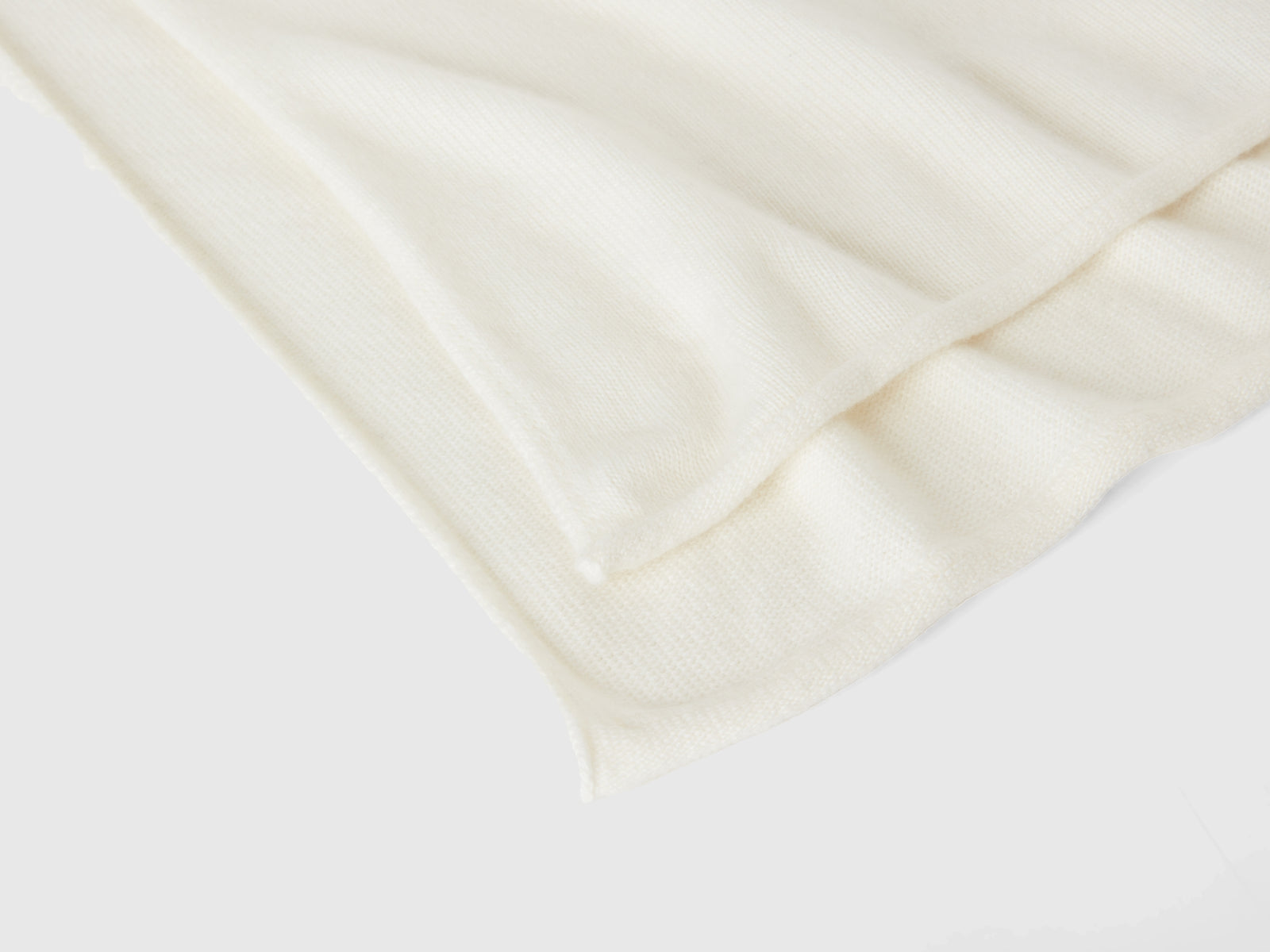 Sciarpa in misto cashmere da donna bianco panna 2 | Benetton Outlet