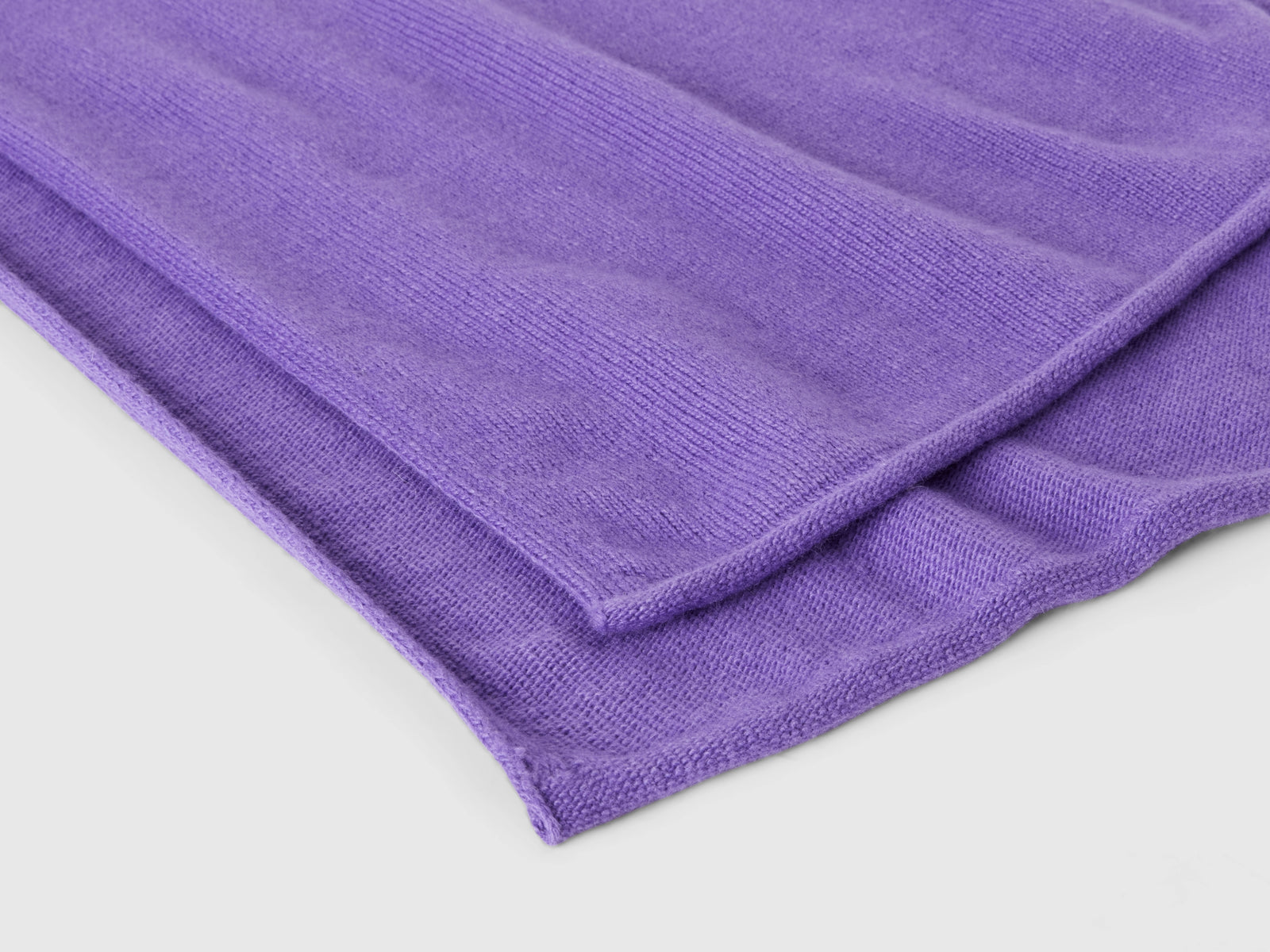 Bufanda de mezcla de cachemira da donna viola 2 | Benetton Outlet