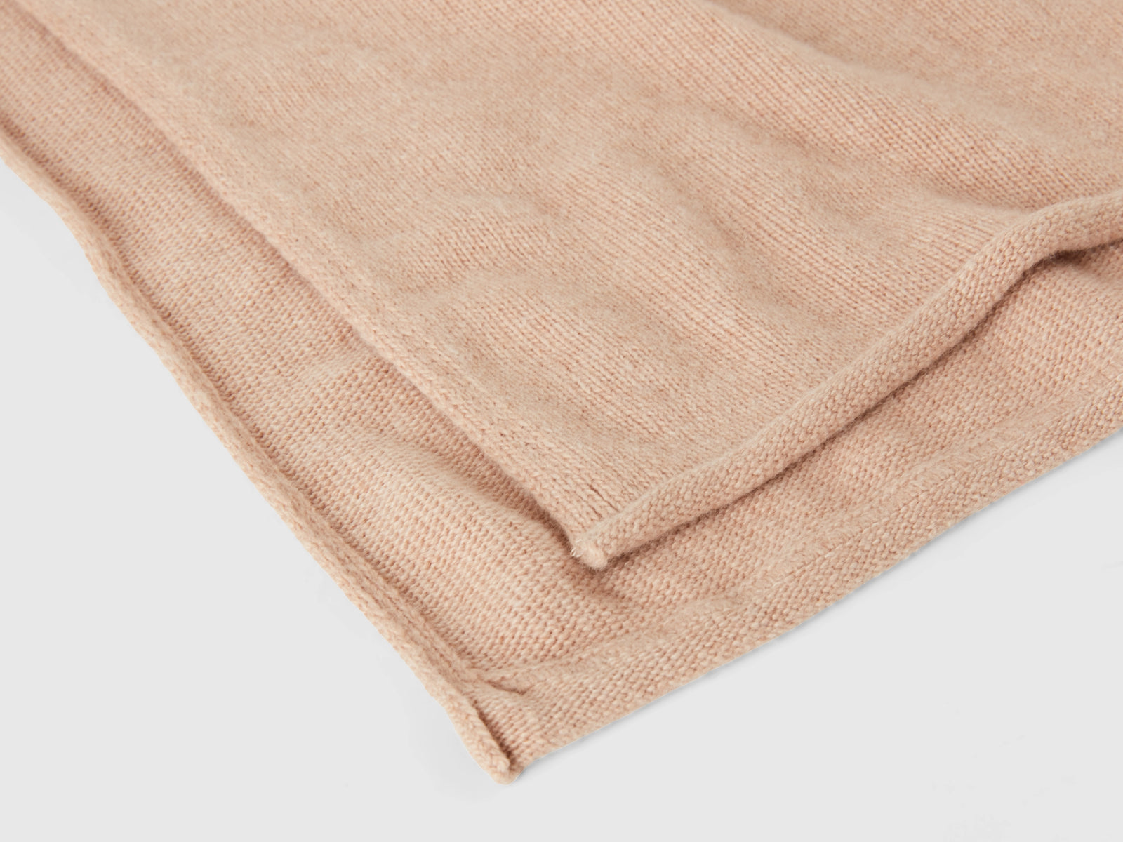 Bufanda de mezcla de cachemira da donna beige 2 | Benetton Outlet
