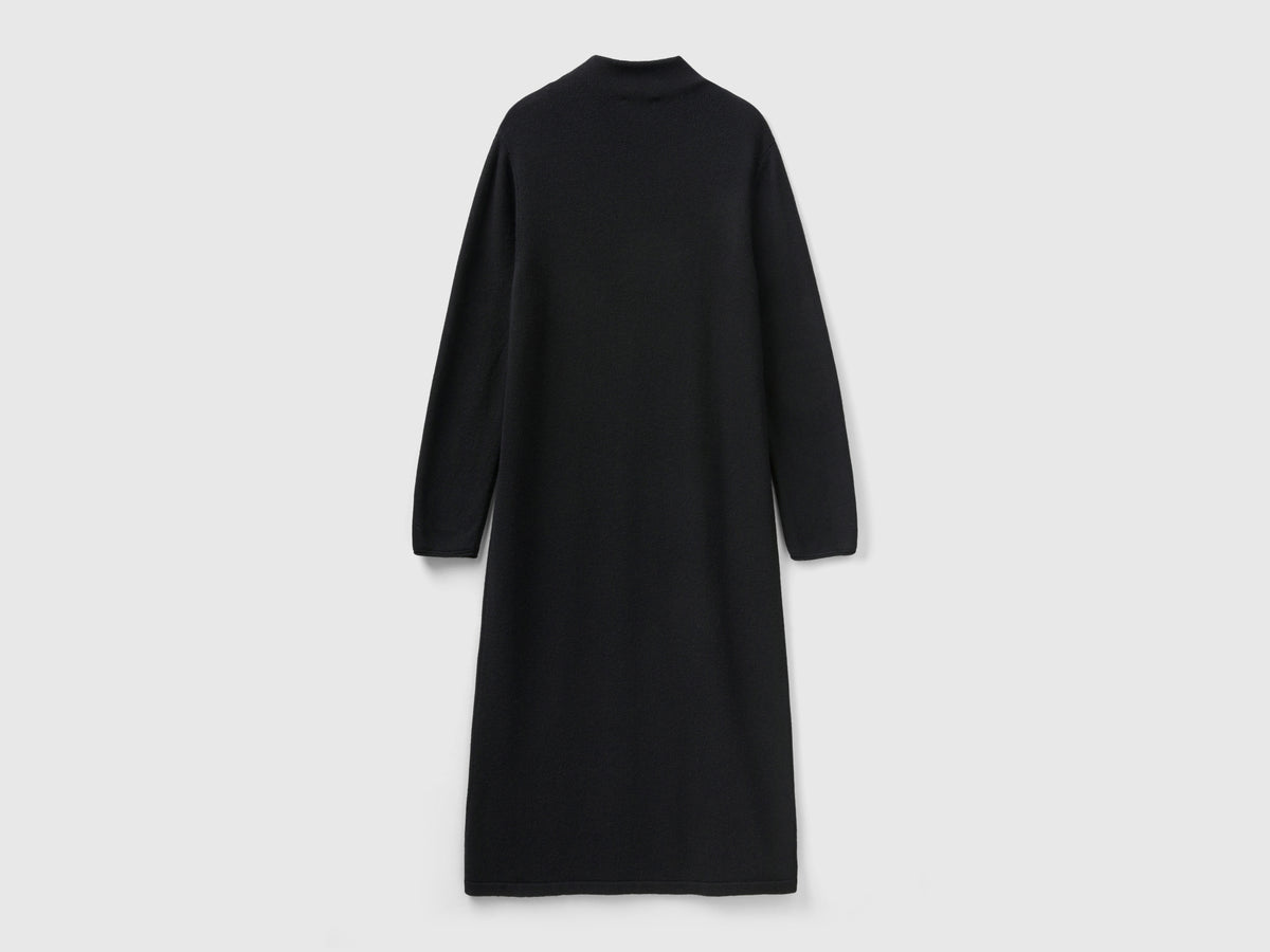 Vestito midi in misto cashmere