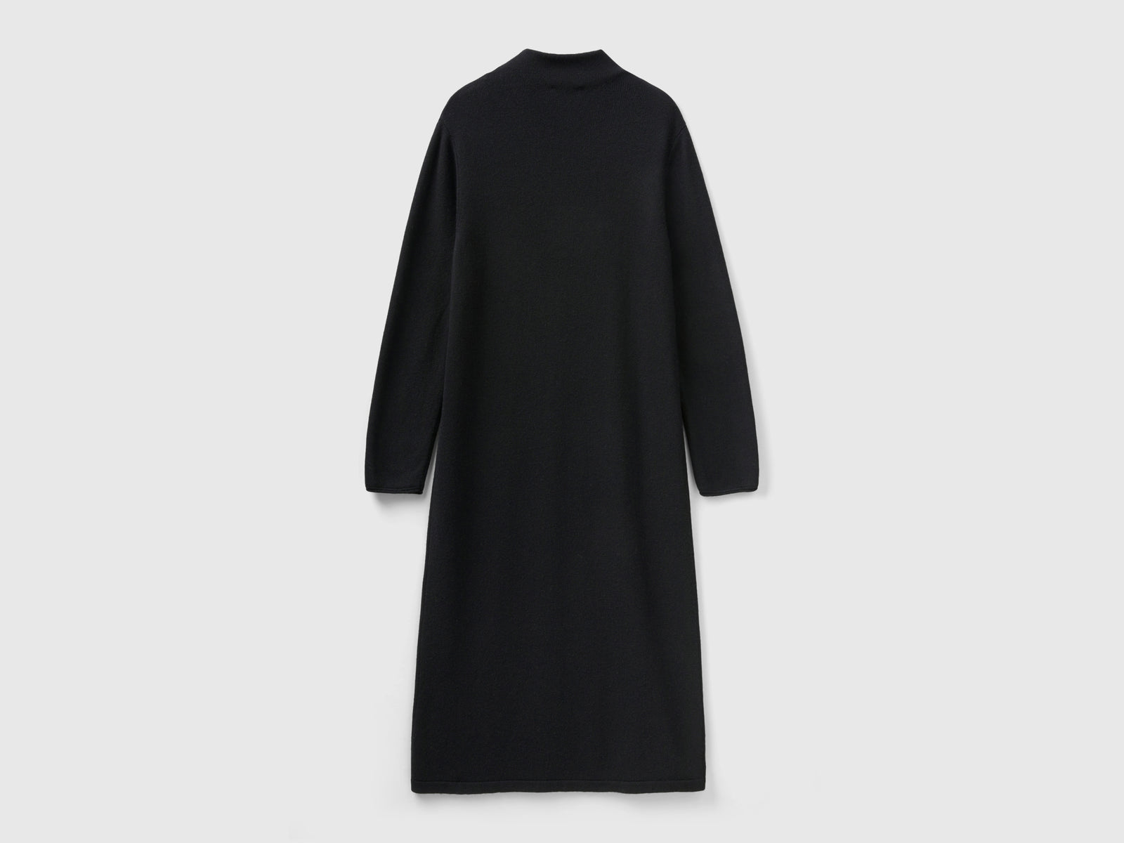 Vestito midi in misto cashmere da donna nero 2 | Benetton Outlet