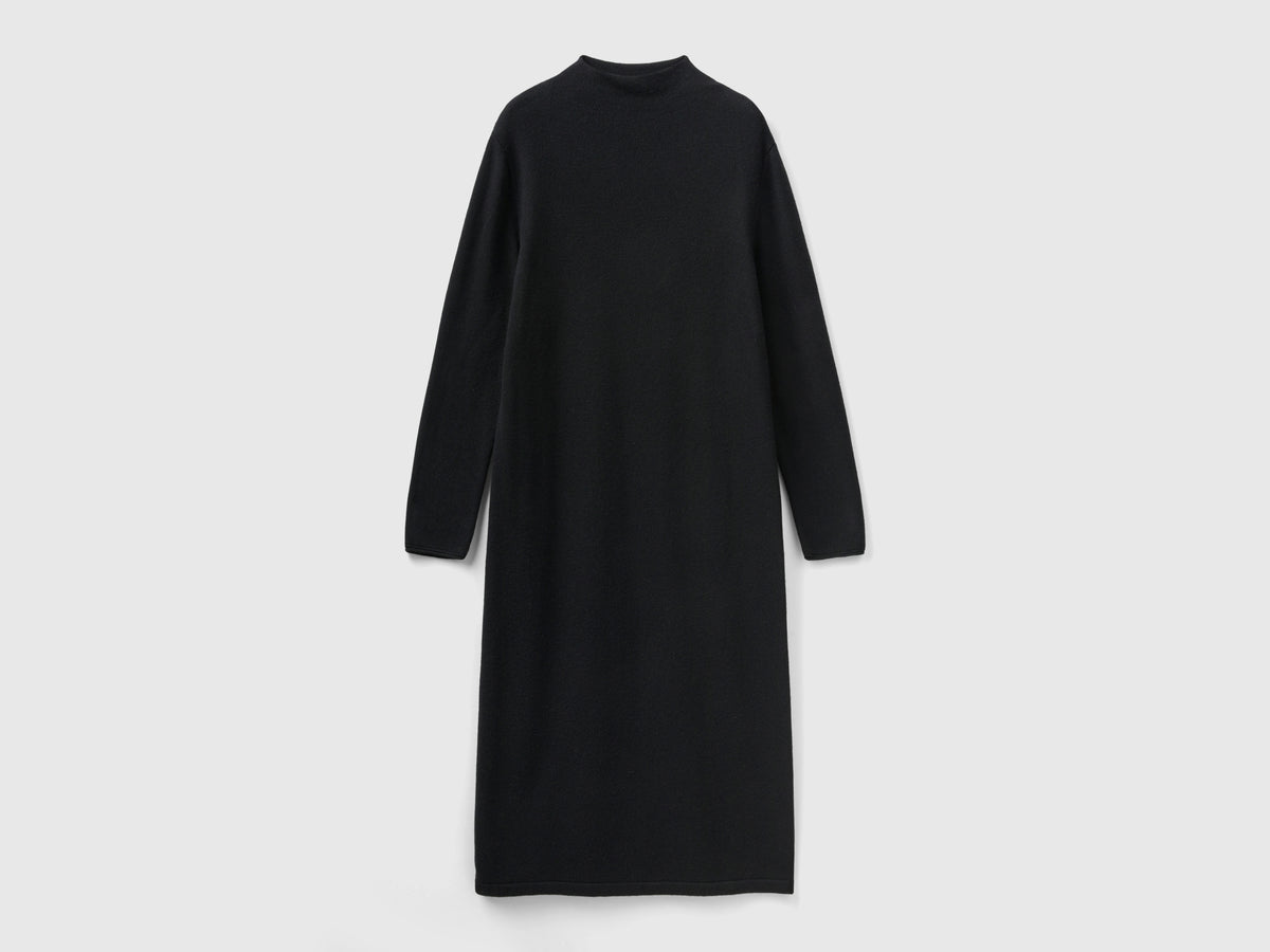 Vestito midi in misto cashmere