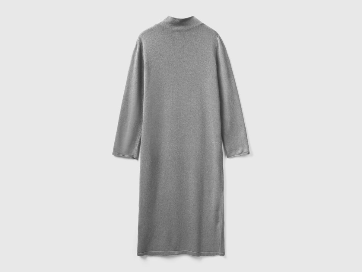Vestito midi in misto cashmere