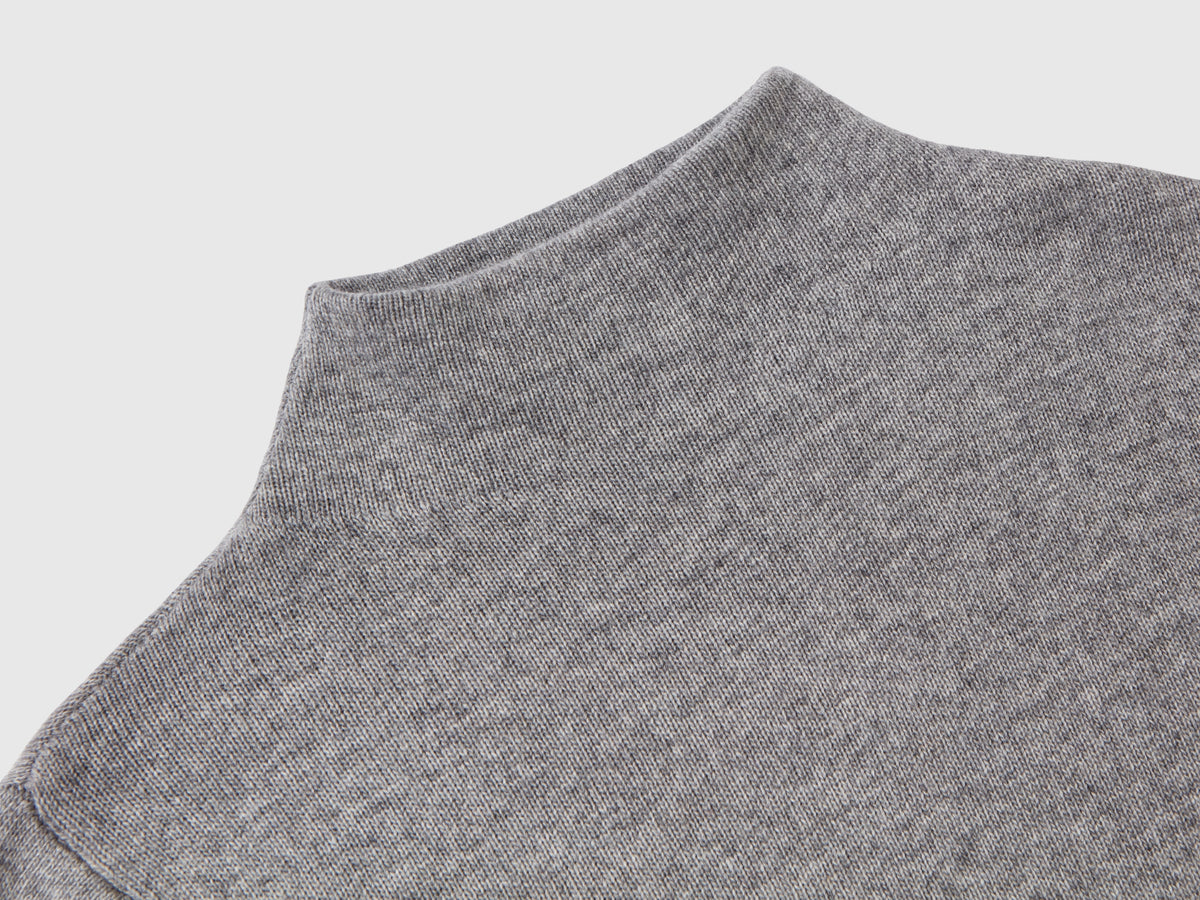 Vestito midi in misto cashmere