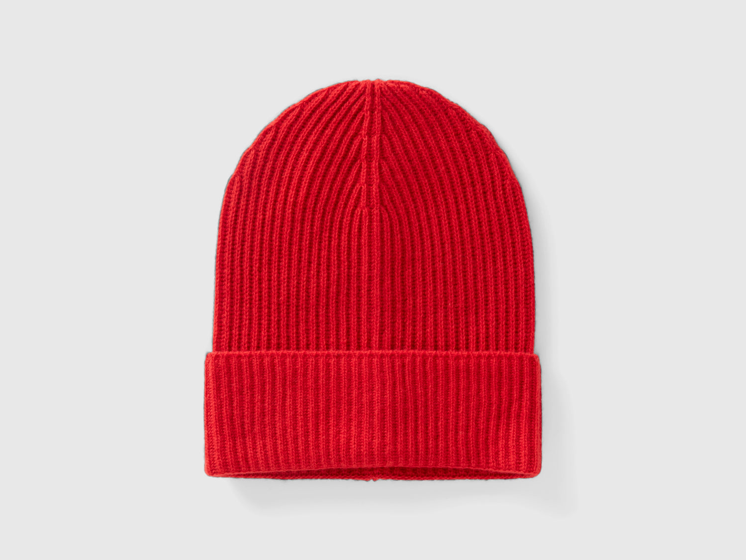 Cappellino in misto lana da donna rosso | Benetton Outlet