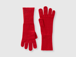 Guantes de mezcla de lana