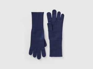 Guantes de mezcla de lana