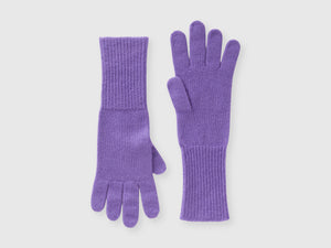 Guantes de mezcla de lana