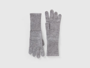 Guantes de mezcla de lana