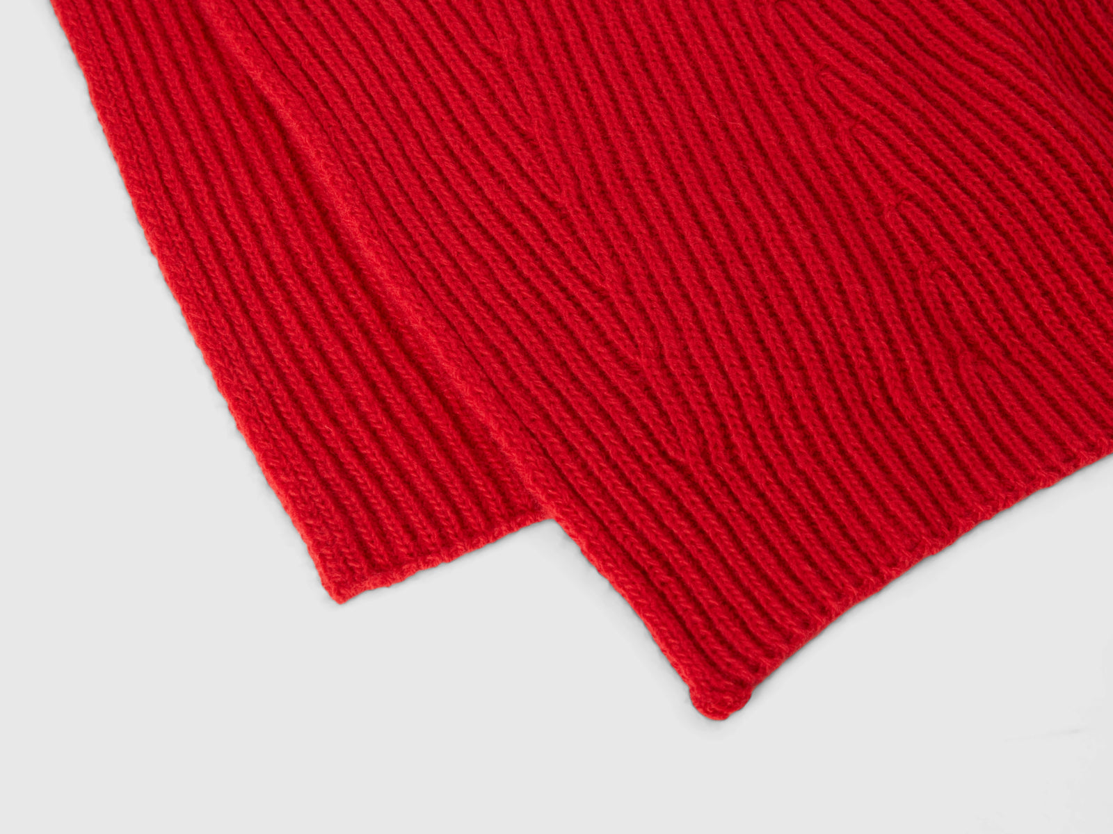 Sciarpa in misto lana da donna rosso 2 | Benetton Outlet