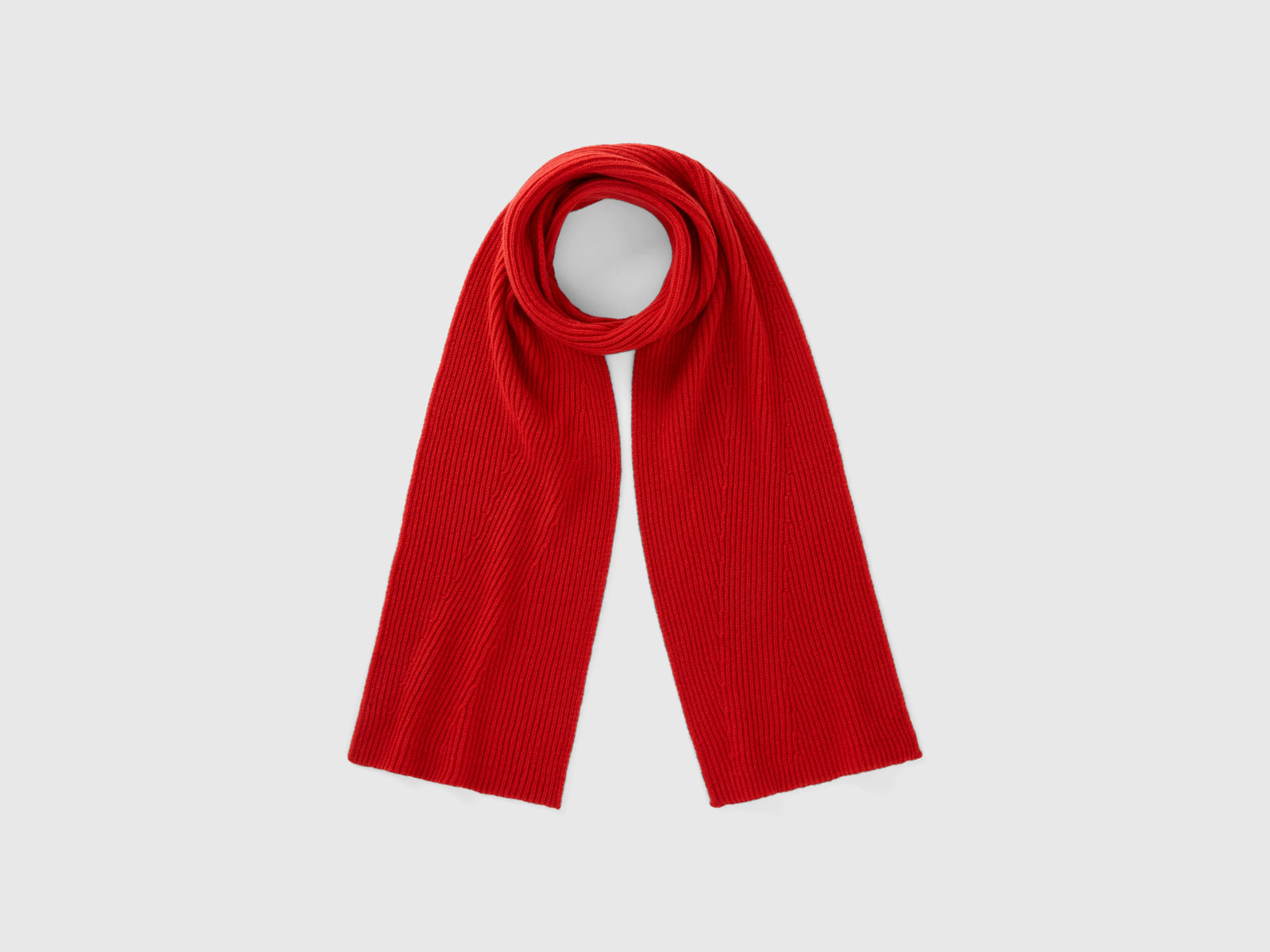 Sciarpa in misto lana da donna rosso | Benetton Outlet