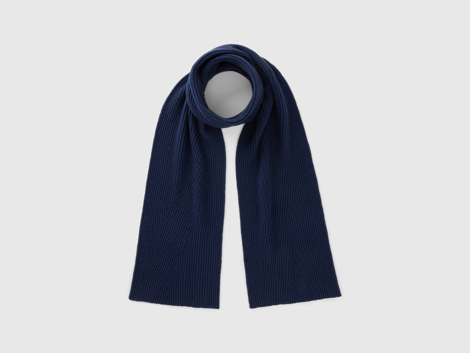 Sciarpa in misto lana da donna blu scuro | Benetton Outlet