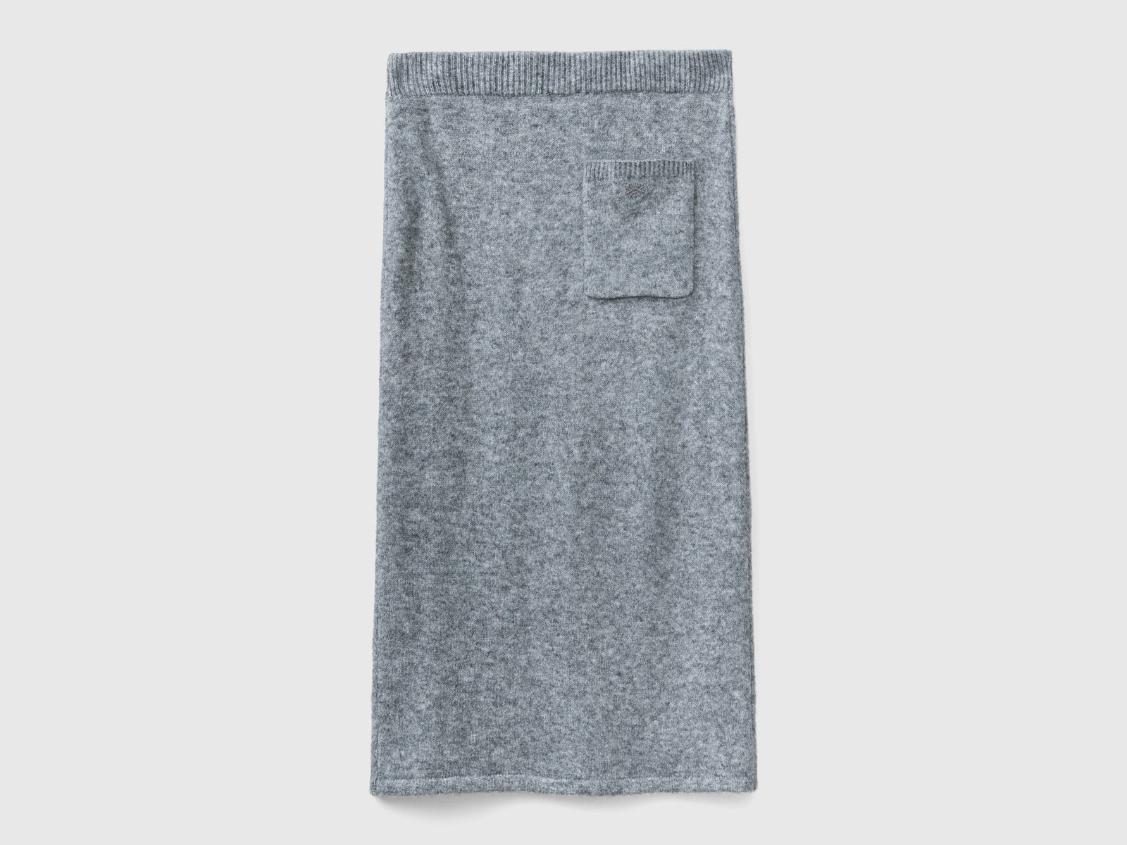 Gonna a tubino in filato riciclato da donna grigio scuro 2 | Benetton Outlet