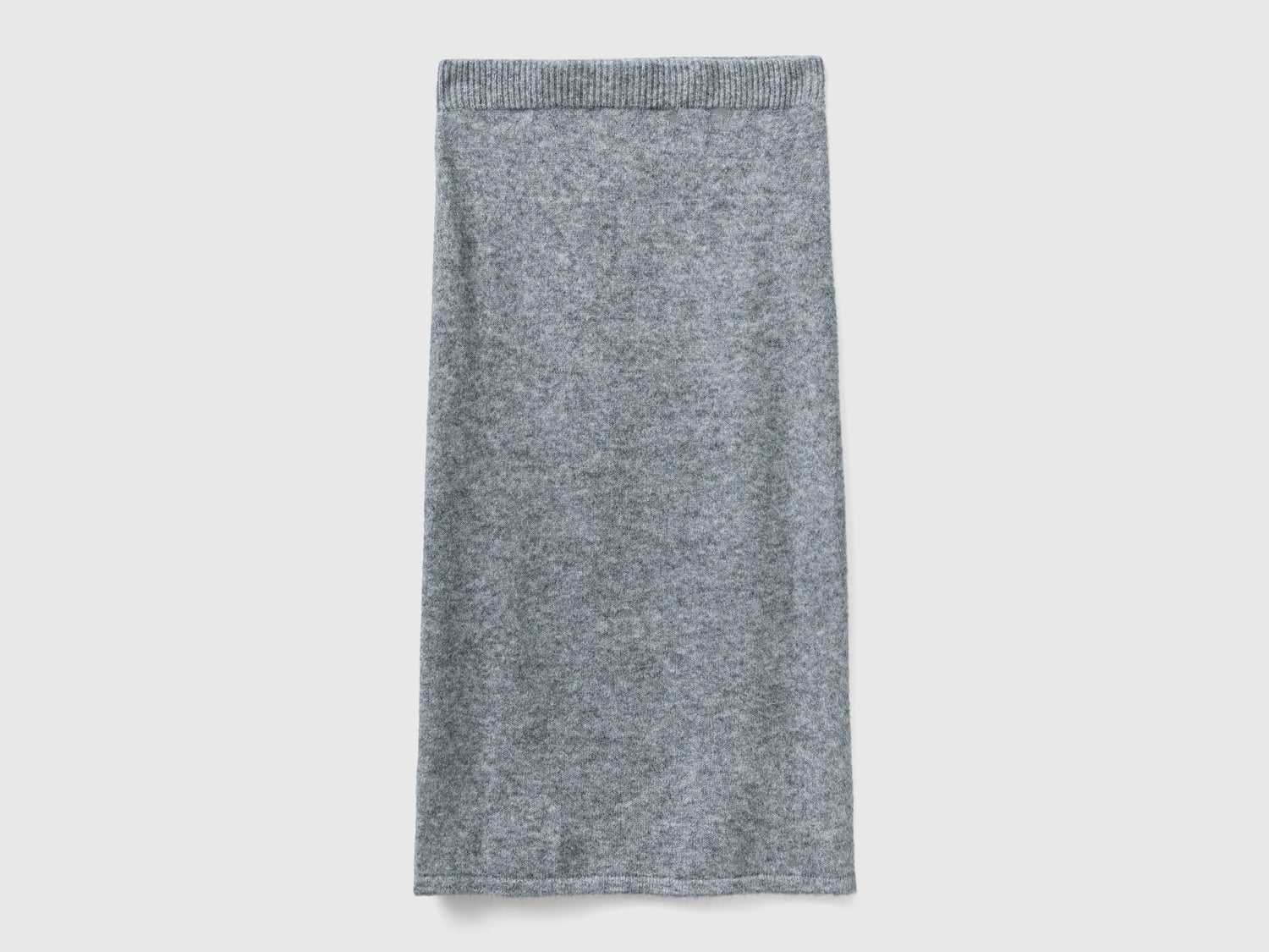 Gonna a tubino in filato riciclato da donna grigio scuro | Benetton Outlet