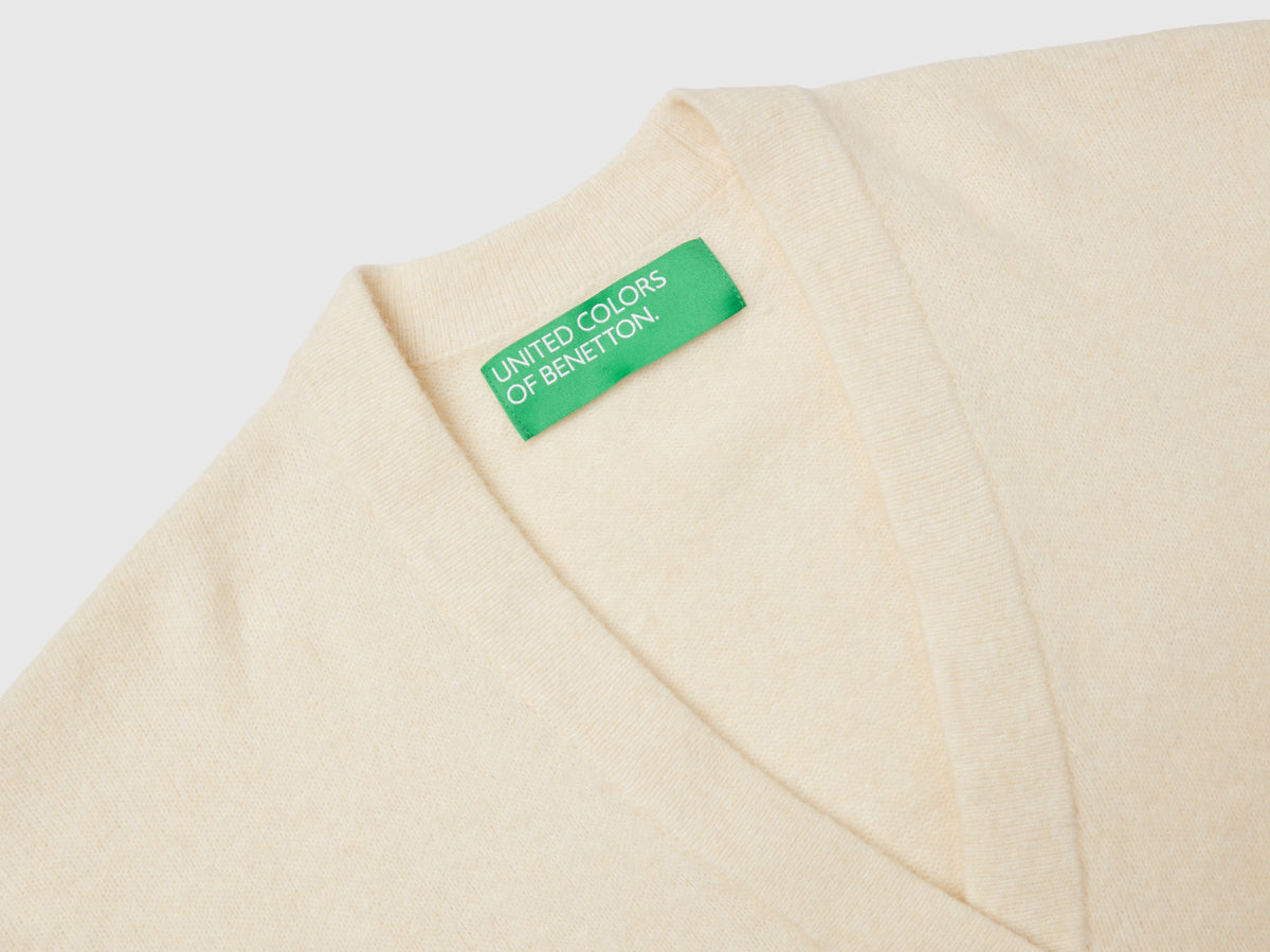 Cardigan over in filato riciclato