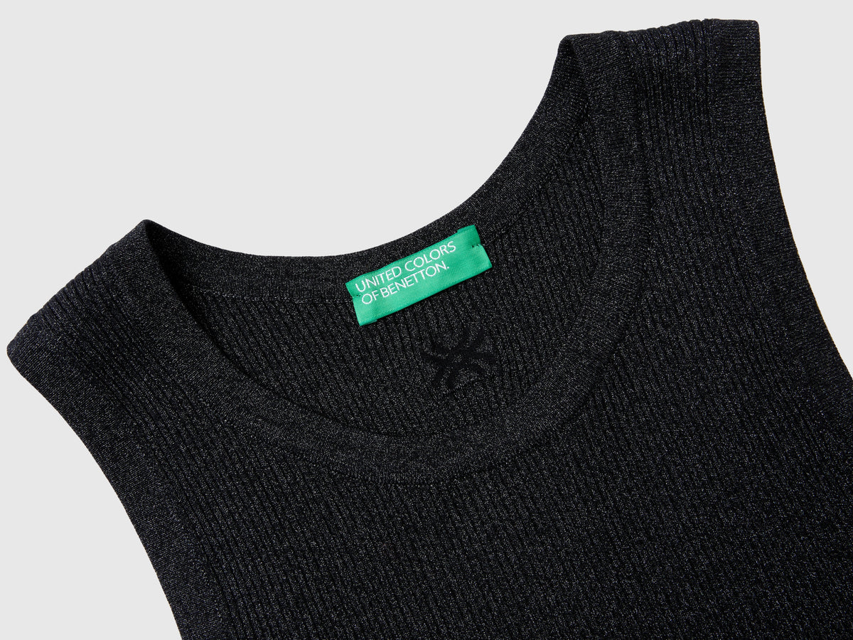 Brassiere a costine con lurex
