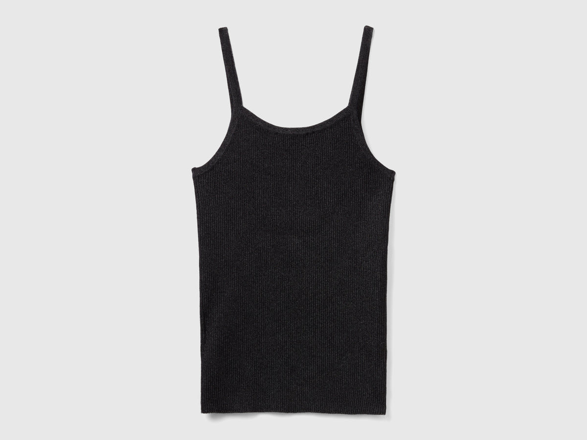 Canotta stretch con lurex