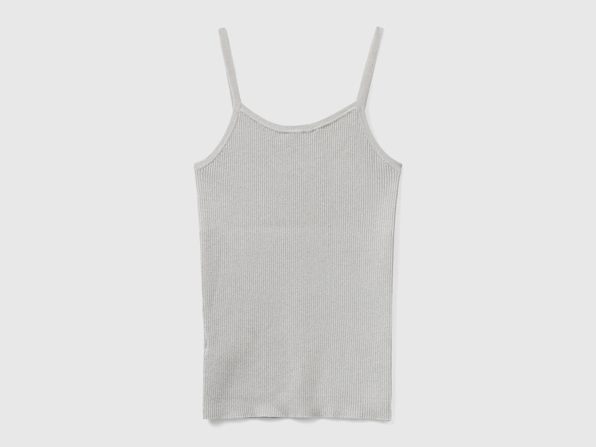Canotta stretch con lurex