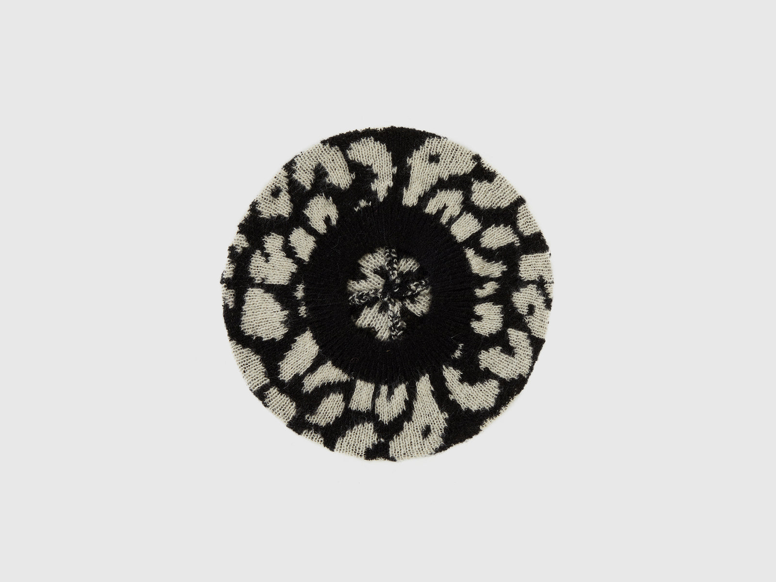 Basco animalier in misto mohair da donna multi-color 2 | Benetton Outlet