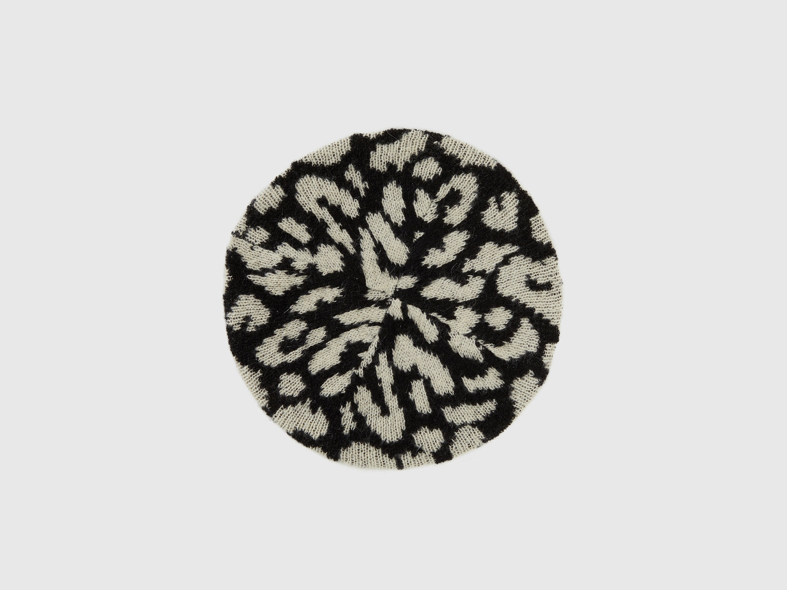 Basco animalier in misto mohair da donna multi-color | Benetton Outlet