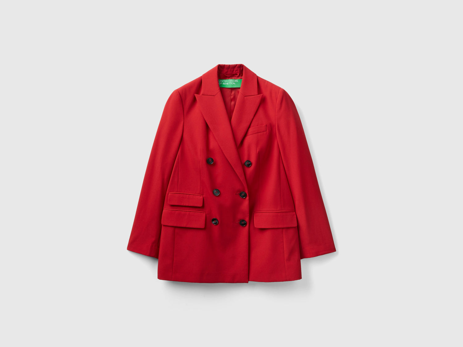Double-breasted blazer da donna rosso | Benetton Outlet