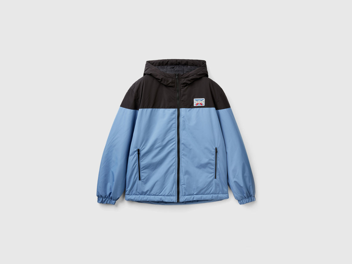 Chaqueta con bloques de color