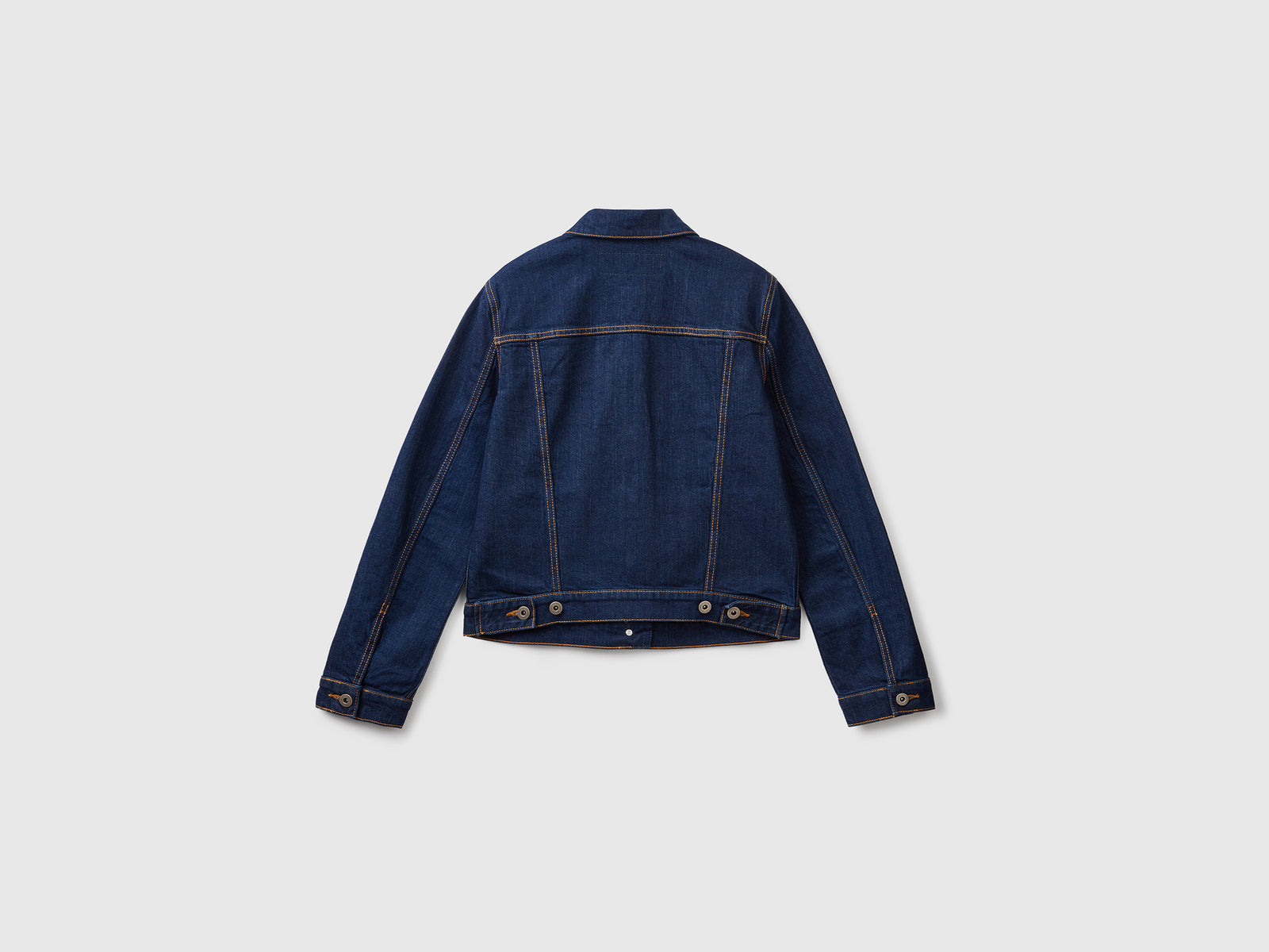 Giacca in denim scuro boxy fit da donna blu scuro 2 | Benetton Outlet