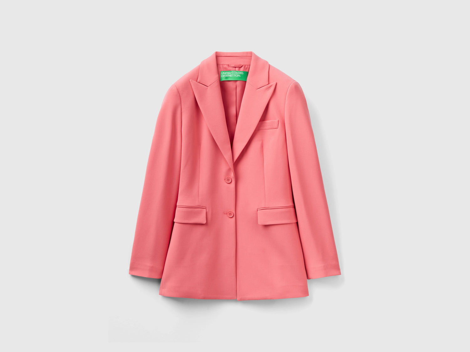 Giacca sciancrata da donna rosa | Benetton Outlet