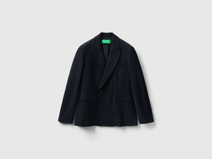 Chaqueta cruzada de corte entallado