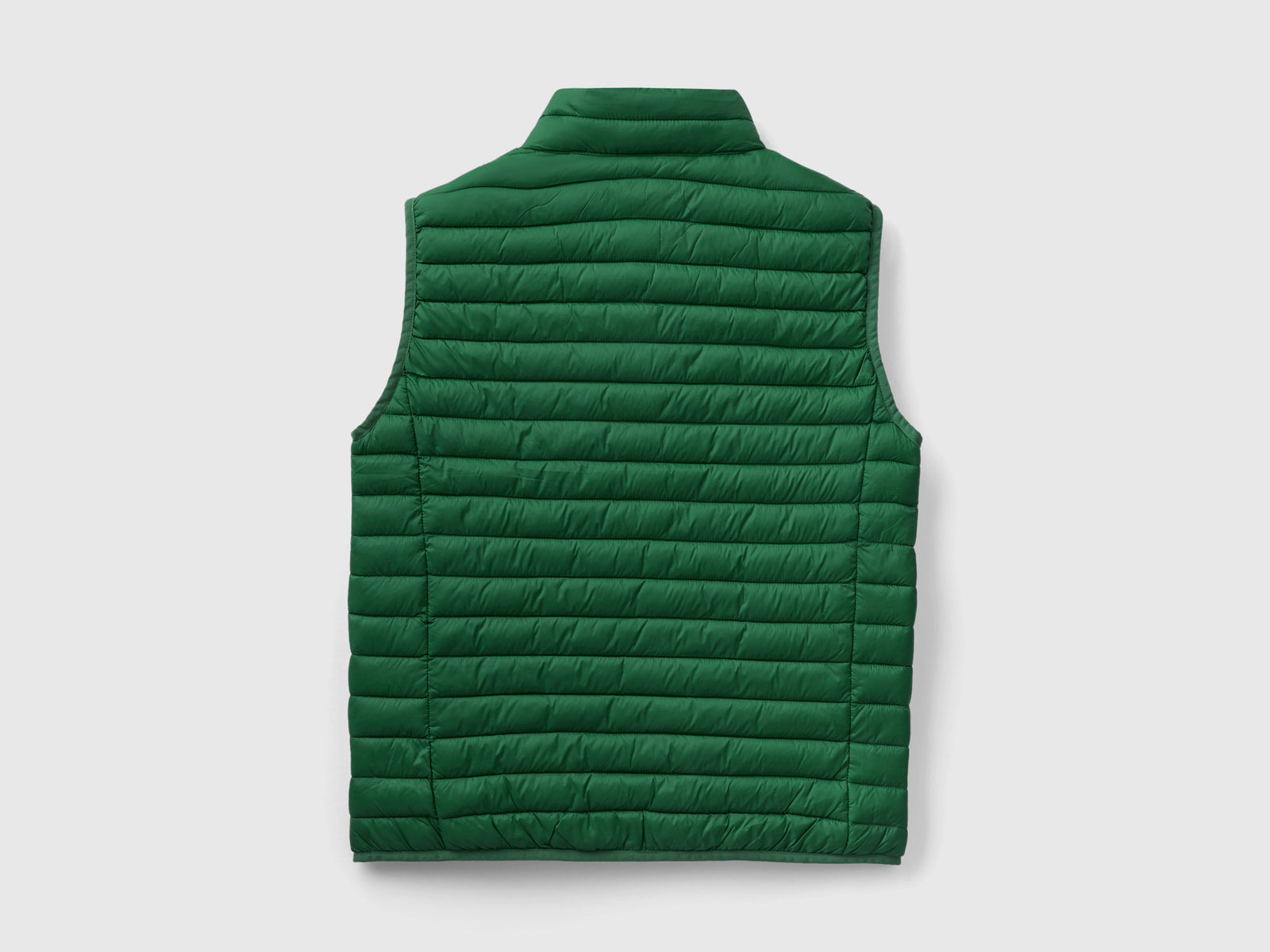 Smanicato imbottito con ovatta riciclata da uomo verde scuro 2 | Benetton Outlet