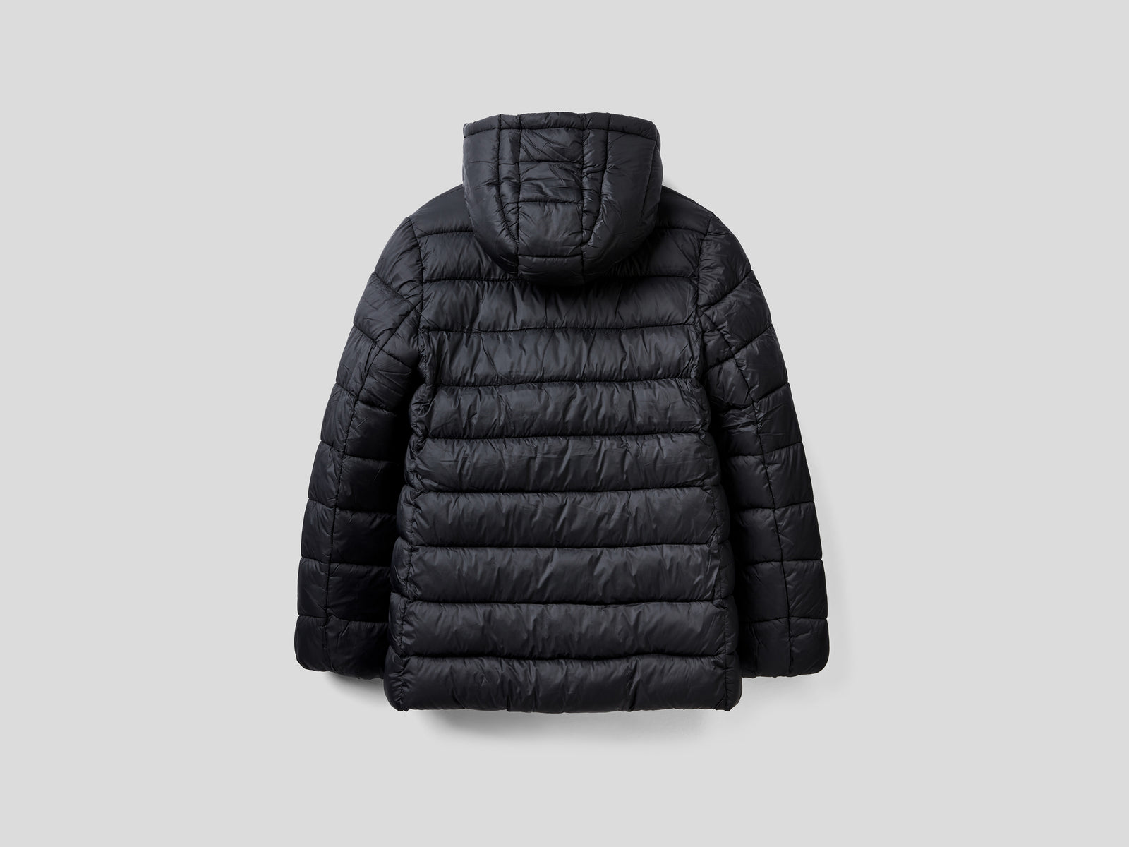 Giubbotto imbottito in ovatta 3D da donna nero 2 | Benetton Outlet