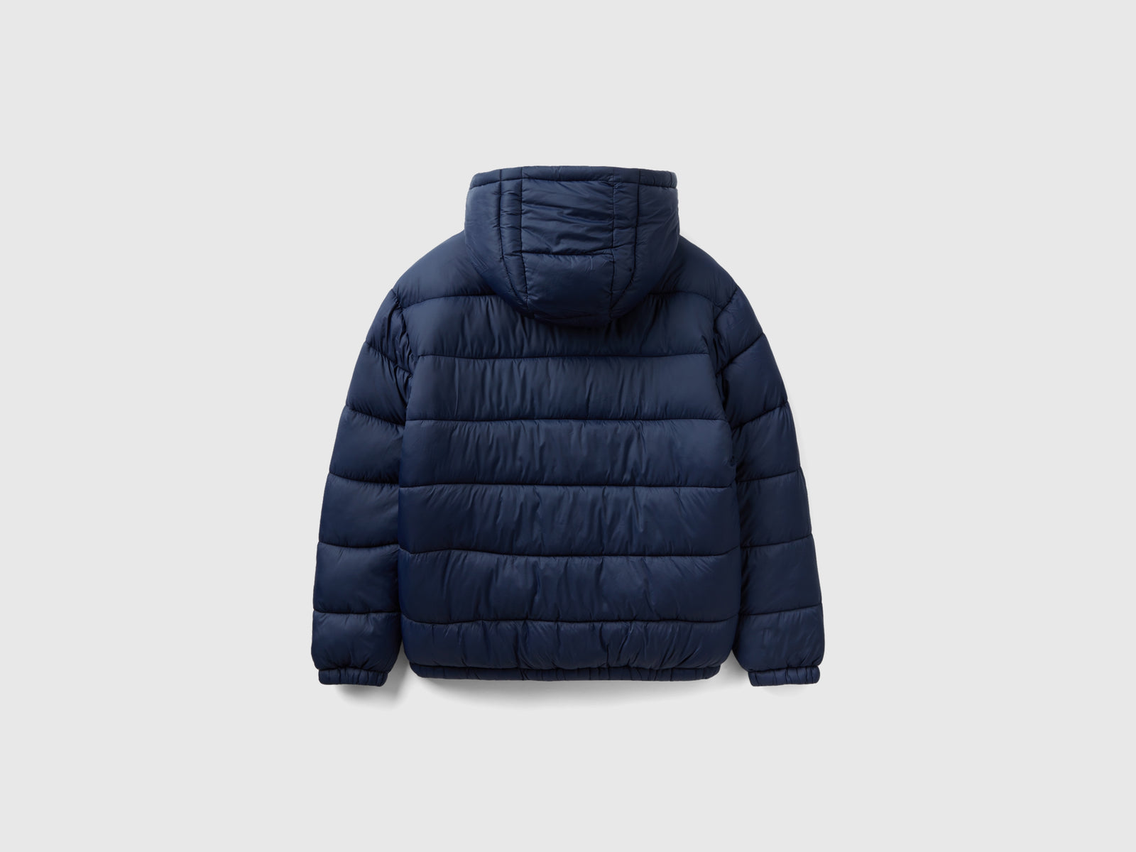 Piumino imbottito con ovatta riciclata da uomo blu scuro 2 | Benetton Outlet