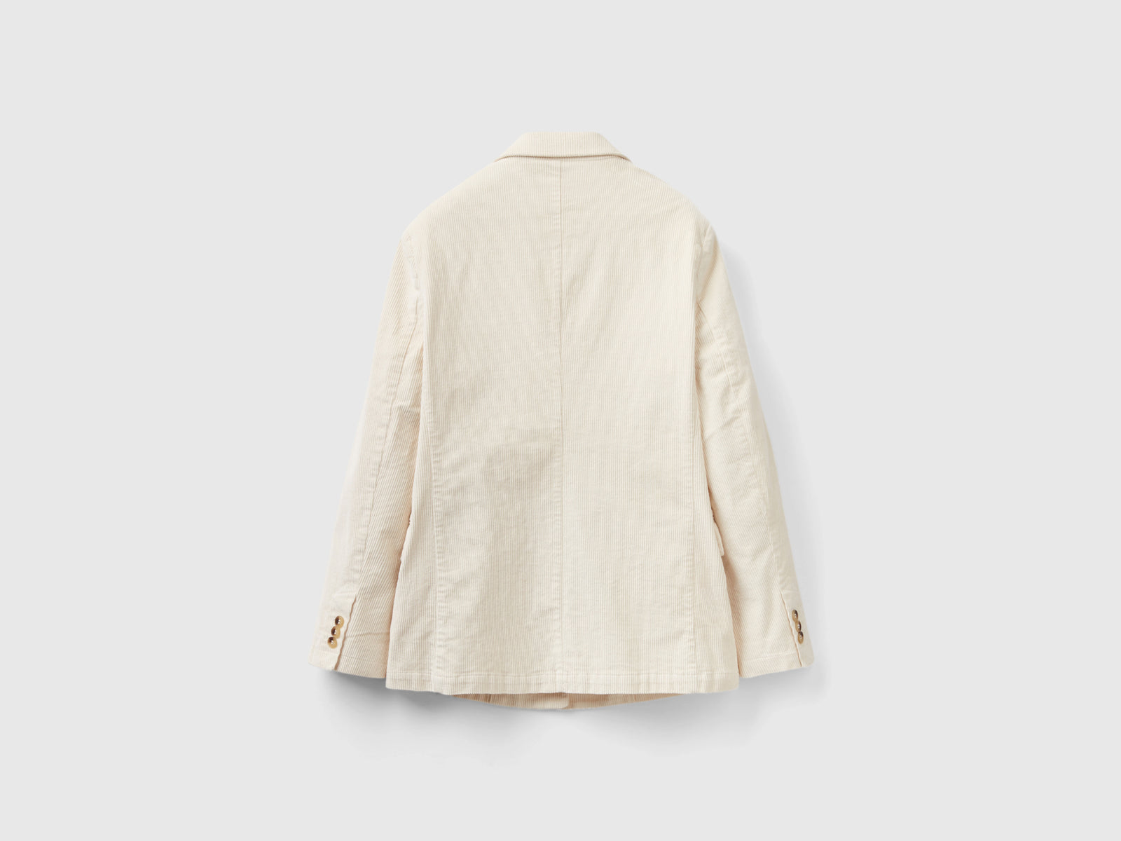 Giacca in velluto a costine da donna bianco panna 2 | Benetton Outlet
