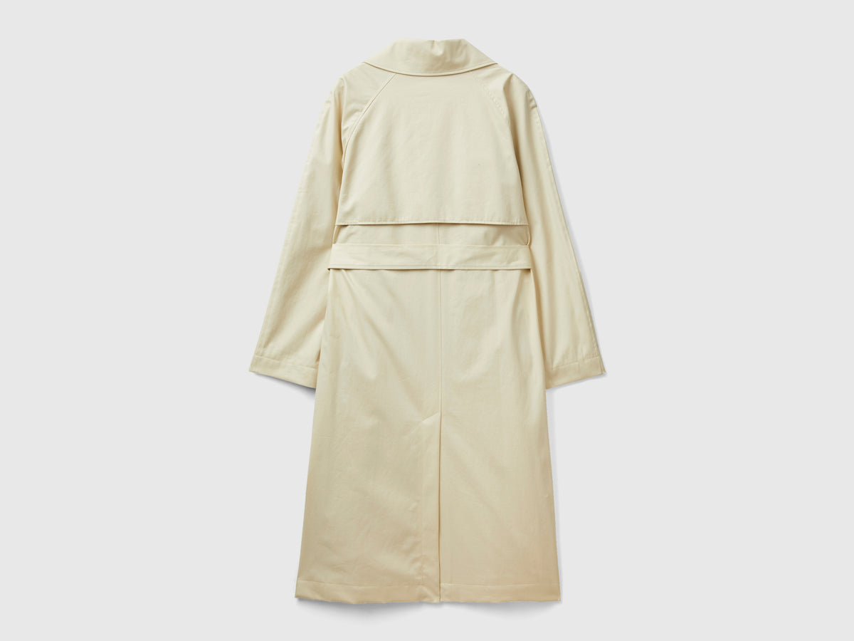 Trench midi doppiopetto