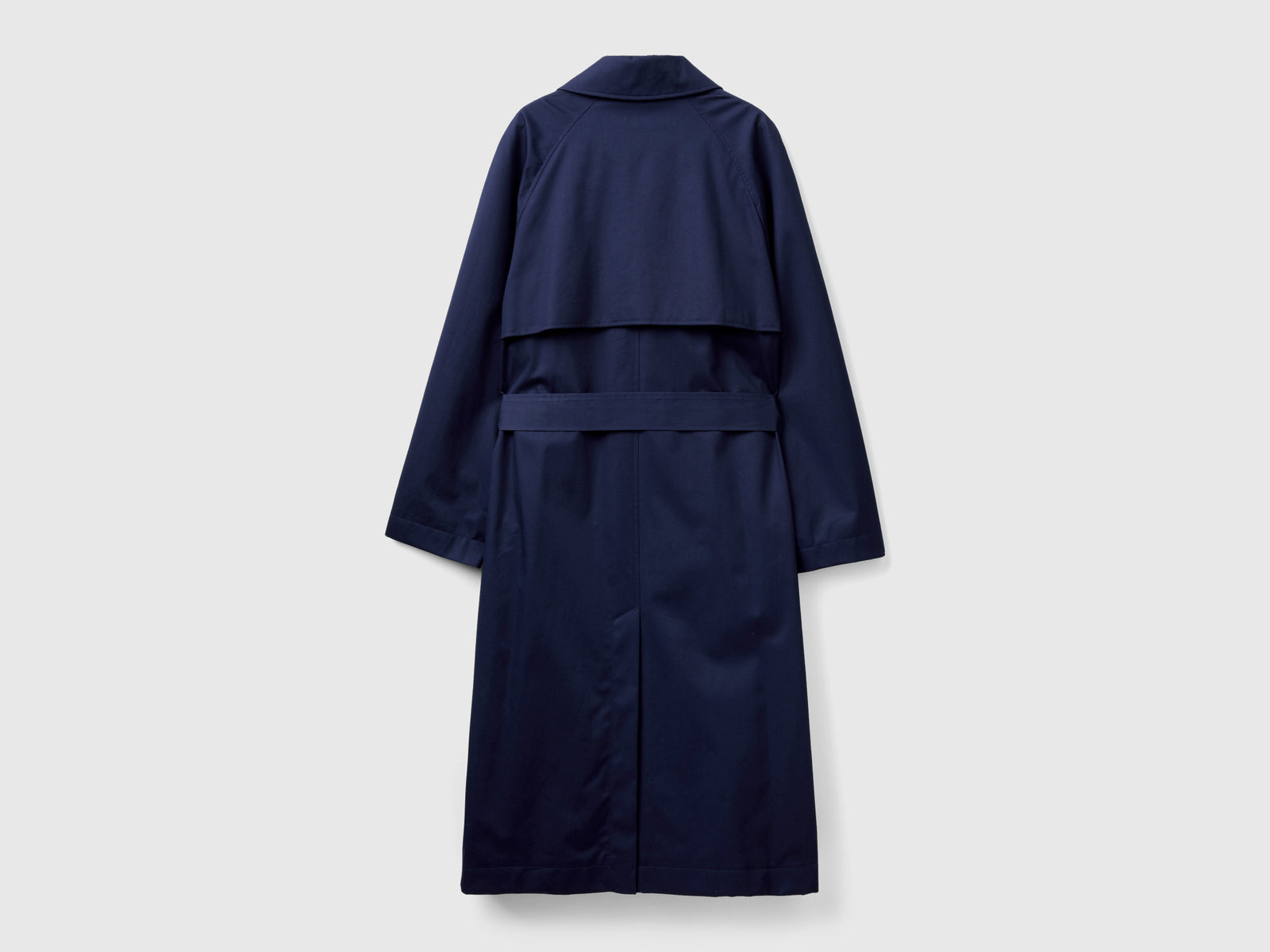 Trench midi doppiopetto da donna blu scuro 2 | Benetton Outlet