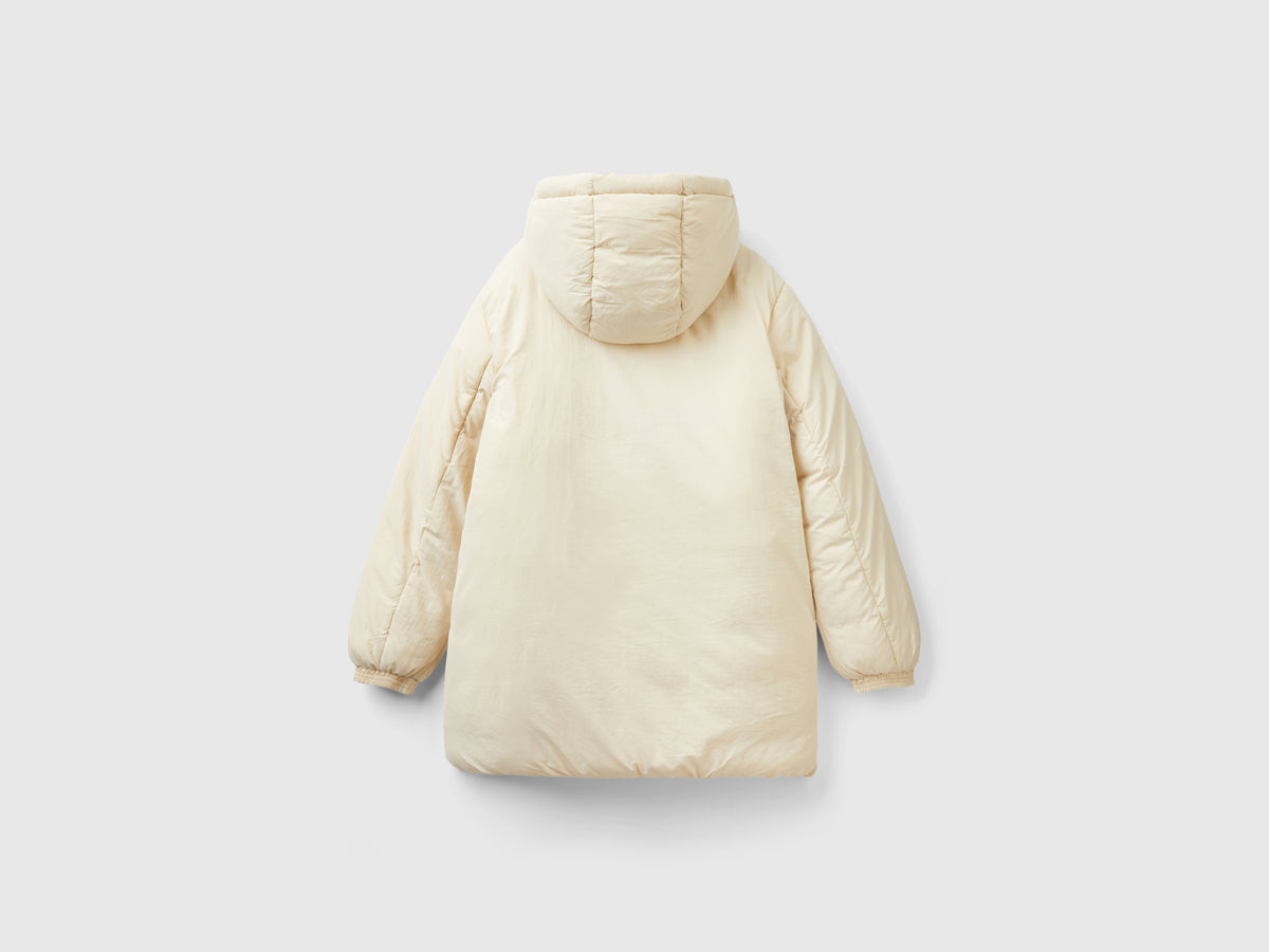 Piumino imbottito in nylon opaco