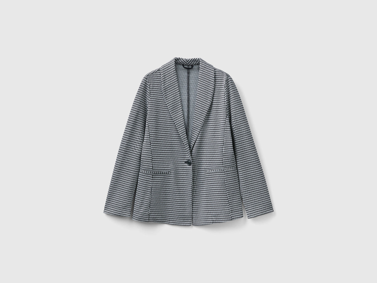 Blazer pied de poule