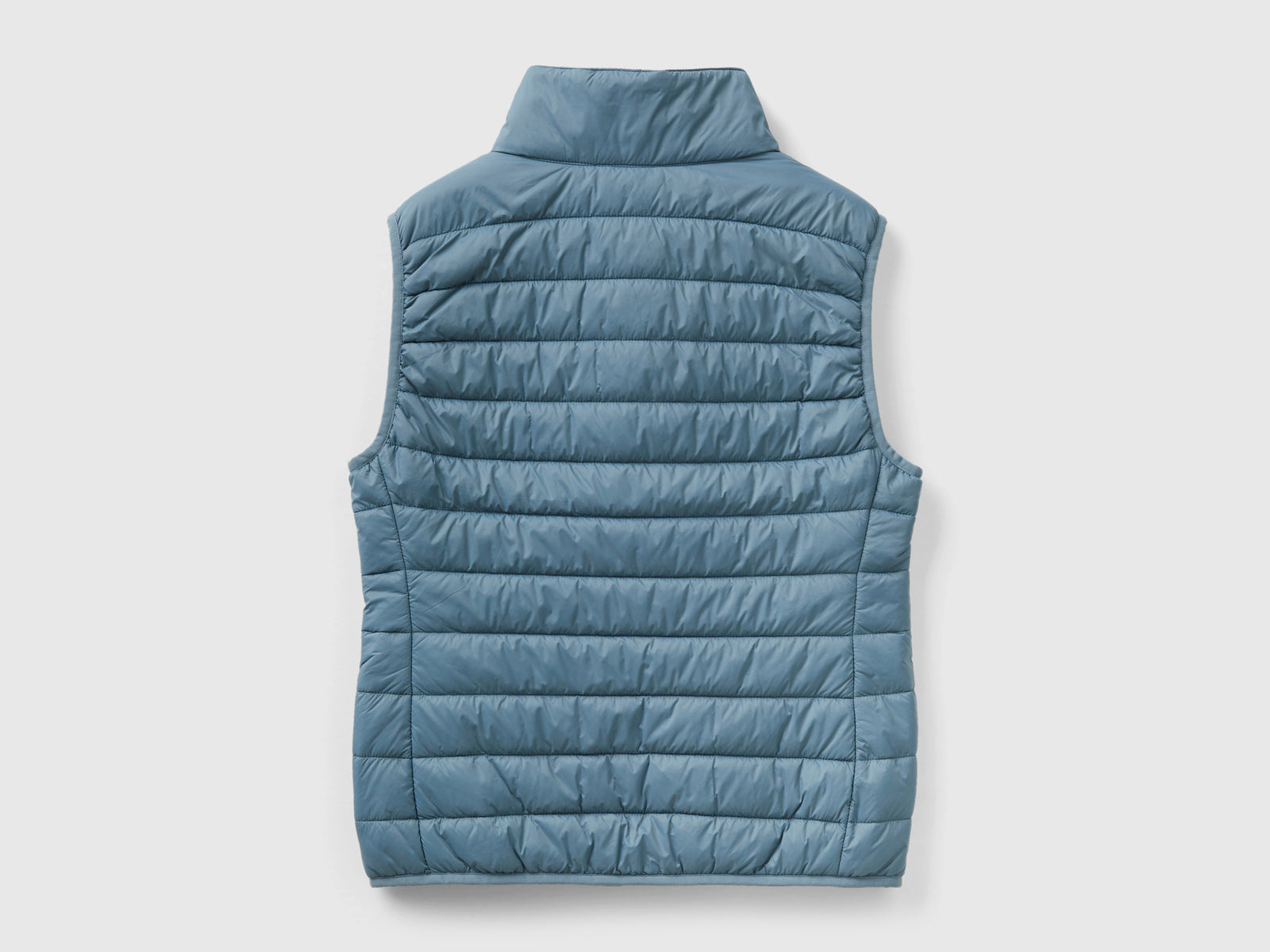Smanicato imbottito con ovatta riciclata da donna grigio scuro 2 | Benetton Outlet